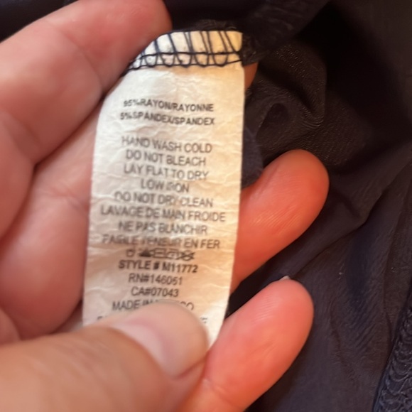 Faith and joy shirt. Dark blue. The ruffles on arms are the sweetest. Size sm - Picture 5 of 5